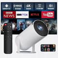 5G 4K Smartprojektor med WiFi & Bluetooth, HD LED Hemmabiosystem-FA-