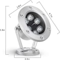 Pikkukuva 1 / 5: Vedenalainen suihkulähdevalo, 18W RGB-värimuutos