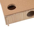 Miniatyrbilde 5 av 8: Trehus med stige for hamster, slitesterk hamsterplattform med gjemmested for små dyr chinchilla kanin-XF7-