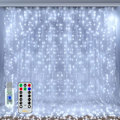 Miniatyrbild 2 av 5: Inomhus julgardinbelysning - Kallt vitt 300 LED 3m x 3m C