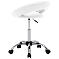 Miniatyrbilde 5 av 7: vidaXL Svingbar stol hvit kunstlær white 6550