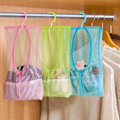 Miniatyrbilde 6 av 10: 2 stk Oppbevarings Klesklype Mesh Lomme Organizer BLÅ Blue