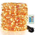 Miniatyrbillede 2 af 5: LED-lyskæde, 10 fod 300 LED-fe-lyspærer, dæmpbar O