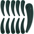 Miniatyrbilde 1 av 5: 24 stk. Plastskjæreblad for gressklipper - Reservedeler for Bosch Art ART23-18Li Art 26-18Li Trimmer - 84 x 23 x 1 mm