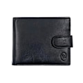 Miniatyrbild 4 av 5: Plånbok i äkta läder, svensk passform Svart black one size