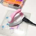 Pikkukuva 5 / 8: Mini Craft Sähköinen Silitysrauta Kannettava Käyttöinen Lämpöpaini DIY Valkoinen White EU Plug