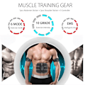 Pikkukuva 2 / 6: EMS-lihasstimulator, smart fitness, magträning, elektrisk kropp, viktminskning, bantningsenhet 8Pack-Red-3IN1