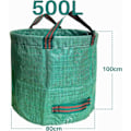 Miniatyrbilde 2 av 5: Hageavfallsposer 500L x 2 Kraftige Hageposer, Gjenbrukbar Hage