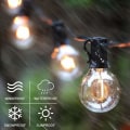 Miniatyrbild 5 av 5: LED-ljusslinga för inomhus- och utomhusbruk med 12 glödlampor
