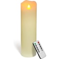 Miniatyrbilde 8 av 8: 1 stk LED-blokklys, ekte voks 10 tommer med fjernkontroll for bryllupsdekorasjon 10 tommer – 10 tum – 1 styck 10 tum \u2013 1 styck