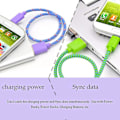 Miniatyrbillede 5 af 5: Micro USB-kabel Nylon hurtigoplader USB-kabel til Samsung Xiaomi Redmi Huawei Lg Microusb Android-telefonkabler
