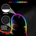 Miniatyrbilde 4 av 5: GMS-X5 RGB Gaming Musmatte med LED-lys i 7 Farger black