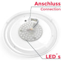 Miniatyrbilde 1 av 2: 18W LED-baderomslampe I baderom I NØYTRALT hvitt lys I IP44