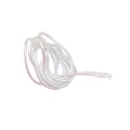Miniatyrbilde 1 av 5: 1/2/3 4M Mylar fletteslange Flettet hvit perlemorskimrende fluebinding 4mm 4mm 1 Pc
