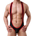 Miniatyrbillede 1 af 3: Herr Silp One Piece Panties Mesh Voksen Valentinsdag Nattøj Sort L Black