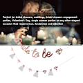 Miniatyrbild 2 av 5: Brudbrud Banner Guld Glitter Papper Glänsande Charmig Brudbrud Skylt Papper Mesh Brud Till Vara Banner För Brudbru Rose Gold