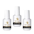 Miniatyrbillede 1 af 2: 3 stk. Neglelim med pensel - 7 gram - Silcare