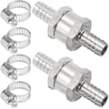2 stk 8 mm kontraventil, brændstofkontraventil i aluminium-FA-