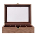 Miniatyrbillede 3 af 4: Klockbox 10 Uret Valnød - Brun brown 843