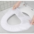Miniatyrbillede 1 af 6: Hygiejniske Toiletklapæder - Hvid 10-pak 66