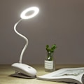 Miniatyrbillede 5 af 6: LED Bordlampe med Berøringskontakt, Øjenbeskyttelse, Klipslampe Three-block white ligh