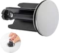 Universal sink plug Ø 40 mm, Chrome drain plug, with rubber seal, height-adjustable plug.-FA-