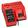 Miniatyrbillede 4 af 5: M12-18C Li-ion batterilader til Milwaukee 12V, 14,4V og 18V batterier - Kompatibel med C1418C og mere.