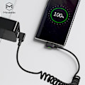 Miniatyrbilde 8 av 11: McDodo CA-7310 USB-C kabel med LED, QC 4.0, 1.8m, svart