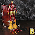 Pikkukuva 1 / 4: Zd Toys Marvel Iron Man Mk1 Mk2 Mk3 Mk4 Mk5 Mk6 Mk7 Mk42 Mk43 7\" Elokuva Actionfigur Iron-man Mark 1 2 3 4 5 6 7 42 43 Legends C MK6 B - Boxed