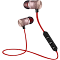 Pikkukuva 7 / 7: Langattomat kuulokkeet Kuulokkeet Langaton Bluetooth-magneetti Langattomat Bluetooth-urheilukuulokkeet Kuulokkeet Androidille Musta (Kulta)