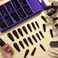 Miniatyrbillede 5 af 5: smink _ 100 stk. lange ballet falske negle _ ensfarvet med black