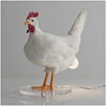 Miniatyrbillede 3 af 4: Æglampe Påske Taxidermi Kylling Æglampe Hane Bordlampe baklykta