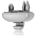 Miniatyrbillede 7 af 9: 2 stk. Interiør Solskyddskrokbeslag til Audi A1 A3 A4 A5 Q3 Q5 (8E0 857 562) A7 B6 B7 B8 S4 S5 Solskyddsholder Bilinteriørdele Grå