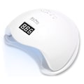 Miniatyrbillede 1 af 4: 48W UV/LED-lampe med timerfunktion Hvid