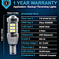 Miniatyrbillede 4 af 5: T15 W16W 12V-24V (2-pak) LED-bilpære 921 912, 800 lm hvid 6500K, til bilens LED-baklygter, parkering, baklygter.