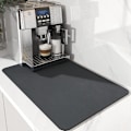 Miniatyrbillede 4 af 5: 1 stk Absorberende måtte Dræningsdyna til køkkenbord Black