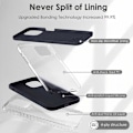 Pikkukuva 4 / 6: iPhone 12 Kumimaisen Mattamusta Silikonikuori black 50