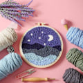 Pikkukuva 1 / 5: Matonkoukutusmatto Käsityöt, DIY Latch Hook Kits Neulonta Kirjonta