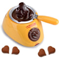 Miniatyrbillede 1 af 5: Elektrisk chokoladefondue-sæt chokolade maskine 220v chokolade gryde koger til