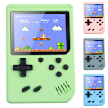 Miniatyrbillede 5 af 5: Indbyggede klassiske spil, der afholdes Retro videospilkonsol børnegave YTU grey