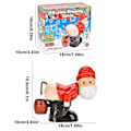 Miniatyrbild 4 av 5: Rolig Jultomte Bubbelblåsare Leksak Musik Automatisk Fis Bubbelblåsare Barnpresenter