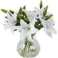 Miniatyrbillede 1 af 4: Kunstige blomster, 5 stk latex kunstige liljer blomster
