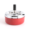 Miniatyrbillede 1 af 3: Roterende låg Automatisk røgudslipning metal askebæger udendørs