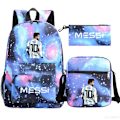Pikkukuva 1 / 5: Jalkapallo Messi -reppu 3 osaa deep blue