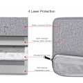 Miniatyrbillede 7 af 10: Laptop Sleeve 13,3 tommer canvas Grå