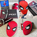 Pikkukuva 5 / 6: Spiderman-naamio Cosplay Liikkuvat Silmät Elektroninen Maski Spider Man 1:1 Kaukosäädin Joustavat Leikkikalut Aikuisten Ja Lasten Lahja