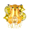 Miniatyrbillede 5 af 5: Po.Ke.Mon Balloner Aldersæt Folie Latex Balloner Børn Fødselsdagsfest Dekoration Pikachu 8 to piece Set