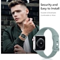 Pikkukuva 2 / 3: 4 kappaleen ohut ranneke, yhteensopiva Apple Watch -rannekkeen kanssa 38 mm 40 mm