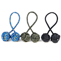 Pikkukuva 3 / 5: Bollar Begleri Sormien Taituruus Paracord Stressi Äärimmäiset Sormien Lelut Light blue