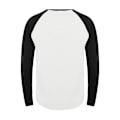 Miniatyrbillede 2 af 2: Tee Jays Herre Langærmet Baseball T-shirt 3XL Hvid/Sort White/Black 3XL White/Black
